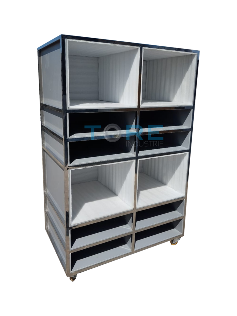 chariot inox sur mesure