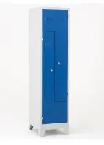 Vestiaire métallique - 3 Portes - H198 x L40 x P50 REF / V-2M (coloris gris)