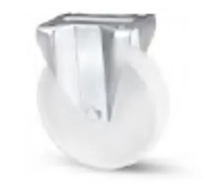 Roulette polyamide BLANC D150mm ( Fixe )