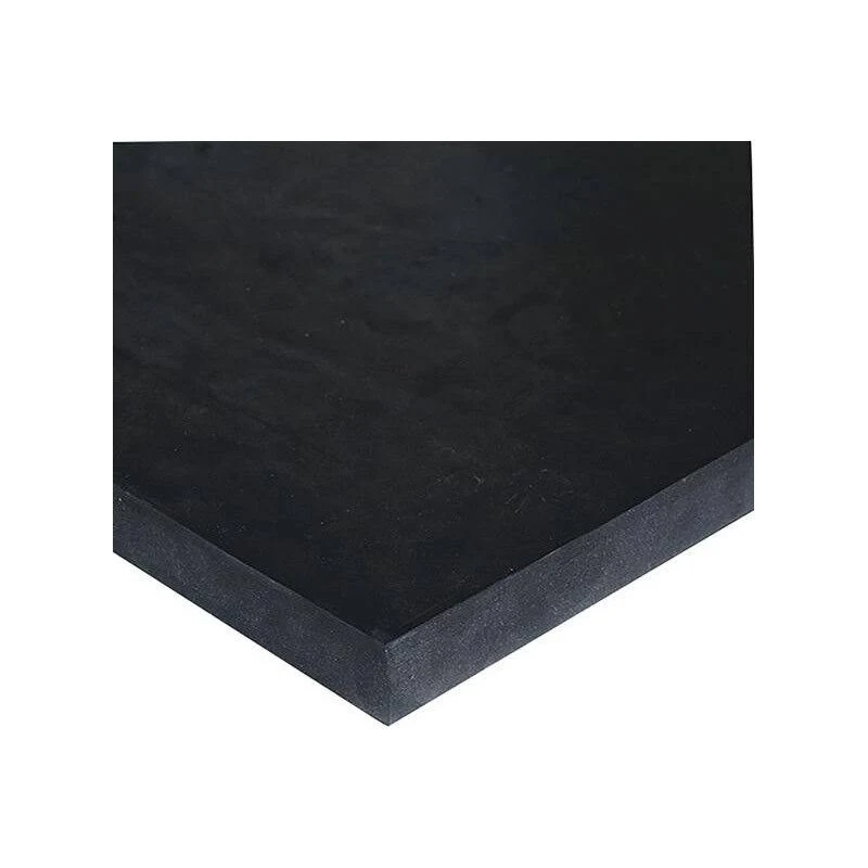 Plaque caoutchouc noire 2000x1700x10 mm