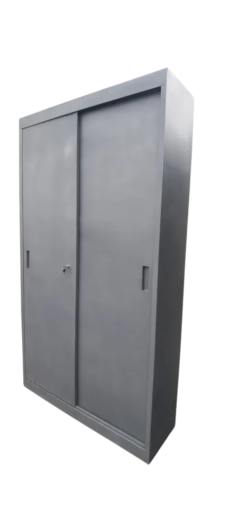 Armoire à porte coulissante en acier